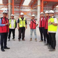 KUNJUNGAN KOMISARIS PT. WASKITA KARYA INFRASTRUKTUR KE PLANT PABRIK BAJA