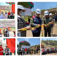 SEREMONI PEMBANGUNAN STONE CRUSHER 1, PT WASKITA KARYA INFRASTRUKTUR & PT SARANA PERSADA GRUP