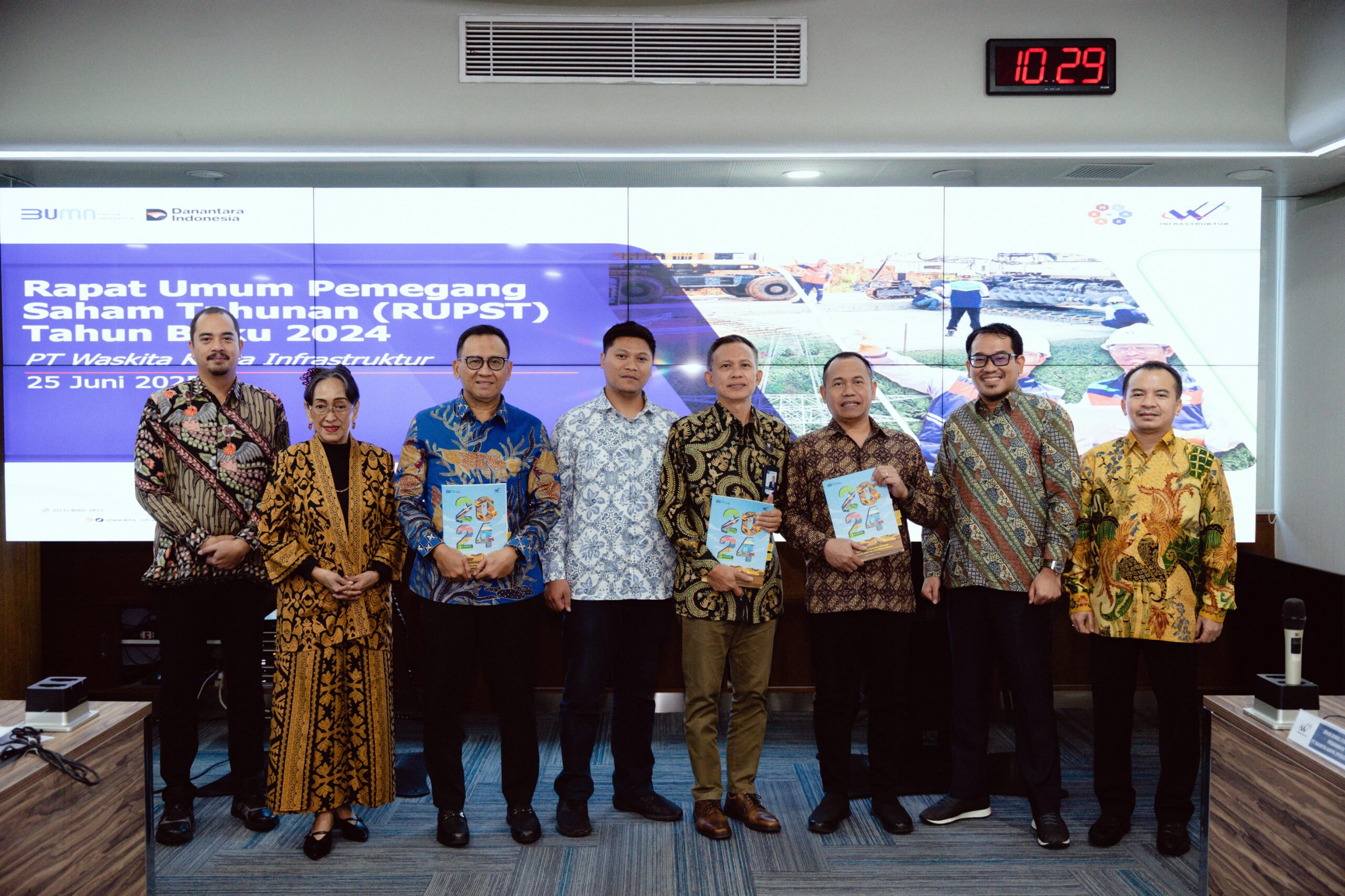 Read more about the article Waskita Karya Infrastruktur Berhasil Raih Pertumbuhan Kontrak Baru 127% dan Sukses Gelar RUPST 2024