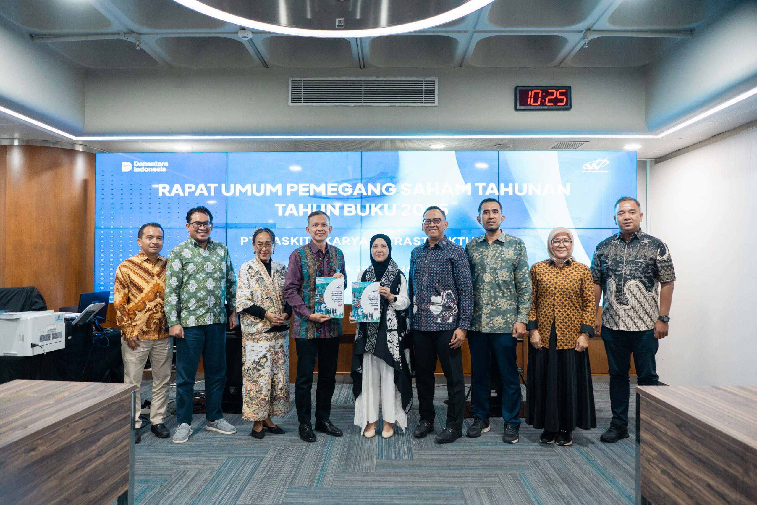 You are currently viewing 100% Kontrak Baru Sesuai Target, Waskita Karya Infrastruktur Sukses Gelar RUPST Tahun Buku 2025